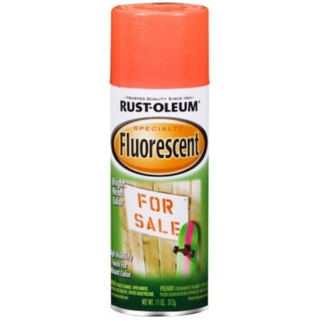 Zinsser Fluorescent Red-Orange, 11 oz, 6 PK 1955-830